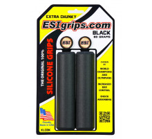 Грипси ESI Extra Chunky Black (чорні) 34 мм