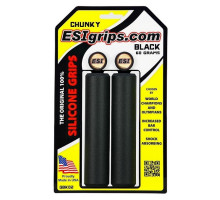Грипси ESI Chunky Black (чорні) 32 мм