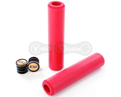 Грипси ESI Chunky Red (червоні) 32 мм