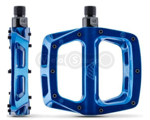 Педали DMR V8 V2 ED Blue (синий металлик)