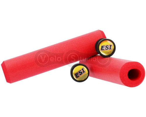 Грипси ESI Extra Chunky Red (червоні) 34 мм