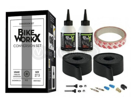 Набір для безкамерки BikeWorkX Conversion SET 27.5 дюймів