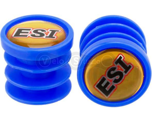 Заглушки руля ESI Bar Plug Blue, синие