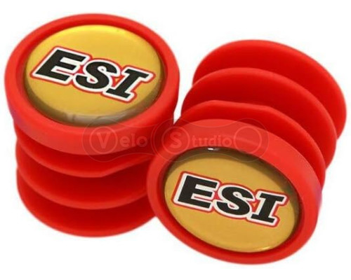Заглушки руля ESI Bar Plug Red, красные