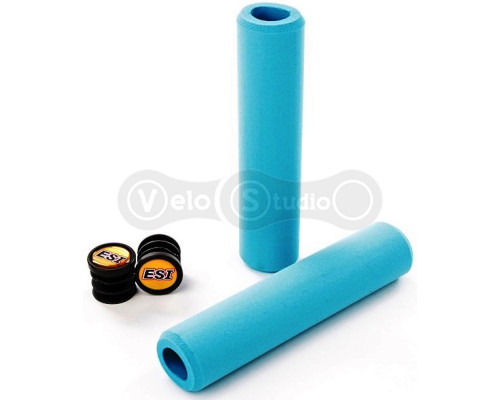 Грипси ESI Extra Chunky Aqua (блакитні) 34 мм