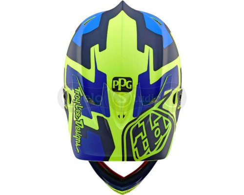 Вело шлем TLD D3 Fiberlite Speedcode [Yellow/Blue] S (54-55 см)