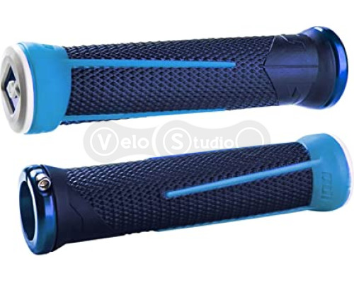 Грипсы ODI AG-1 Signature Brt Blue/Lt Blue w/Blue clamps