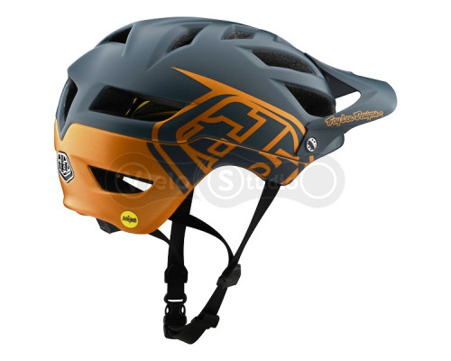 Вело шлем TLD A1 Mips Classic [Gray/Gold] XS (50-54 см)