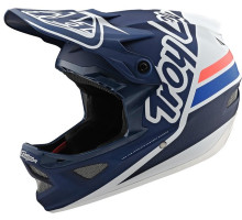Вело шолом TLD D3 Fiberlite [Silhouette Navy/White] S (54-55 см)
