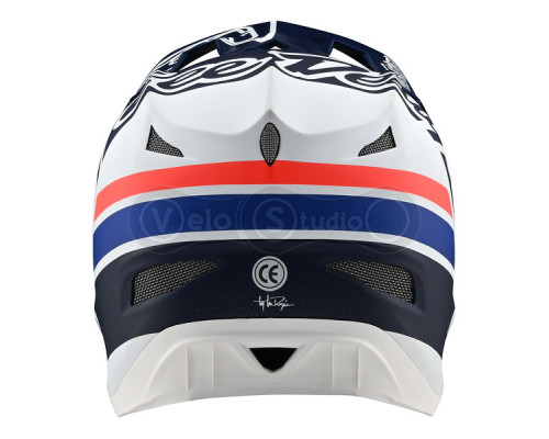 Вело шлем TLD D3 Fiberlite [Silhouette Navy/White] S (54-55 см)