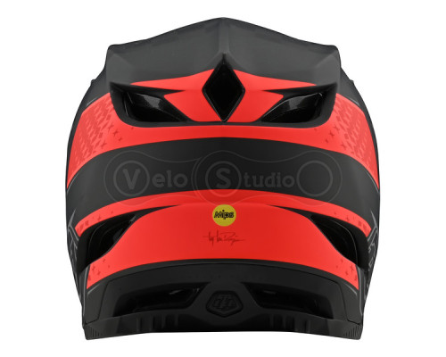 Вело шлем TLD D4 Mips Carbon Helmet [Freedom 2.0 Black/Red] XL (60-61 см)