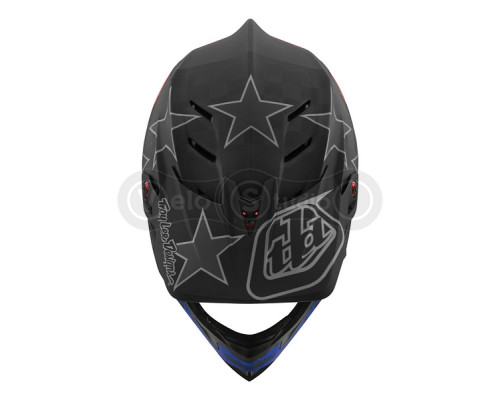 Вело шлем TLD D4 Mips Carbon Helmet [Freedom 2.0 Black/Red] XL (60-61 см)