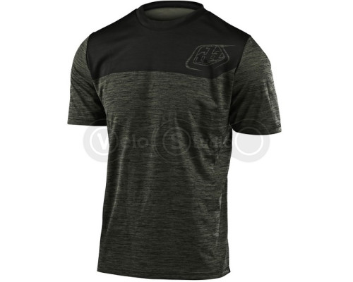 Вело джерсі TLD Flowline SS Jersey [Shield Heather Green Black] SM
