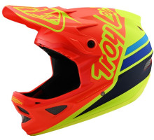 Вело шолом TLD Fiberlite D3 [Silhoette Orange/Yellow] L (58-59 см)