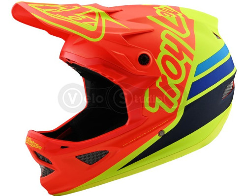 Вело шолом TLD Fiberlite D3 [Silhoette Orange/Yellow] L (58-59 см)