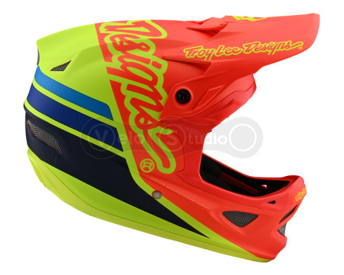 Вело шолом TLD Fiberlite D3 [Silhoette Orange/Yellow] L (58-59 см)