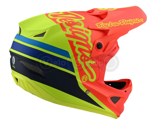 Вело шолом TLD Fiberlite D3 [Silhoette Orange/Yellow] L (58-59 см)