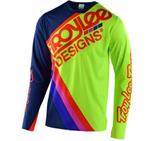 Вело джерсі TLD Sprint Ultra Jersey Tilt [Navy Flo Yellow] SM