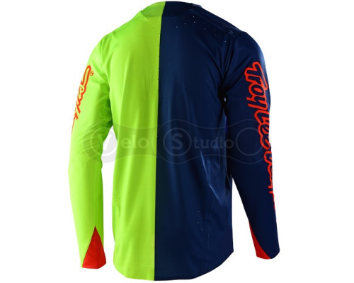 Вело джерсі TLD Sprint Ultra Jersey Tilt [Navy Flo Yellow] SM