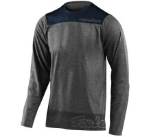 Вело джерсі TLD Skyline LS Jersey London [Gray Heather Navy] SM