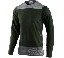 Вело джерсі TLD Skyline LS Chill Jersey London [Olive Grey] MD