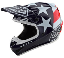 Мотошлем TLD SE4 Polyacrylite Mips [Freedom Red White] L (58-59 см)