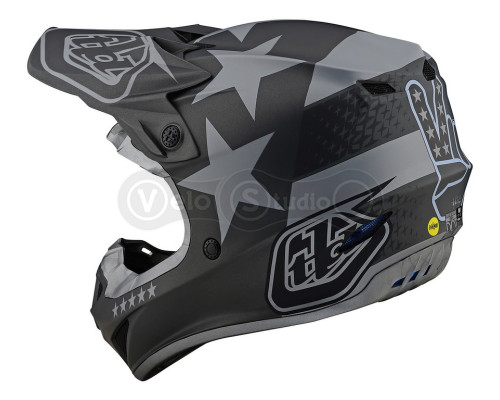 Мотошолом TLD SE4 Polyacrylite Mips [Freedom Black Gray] L (58-59 см)