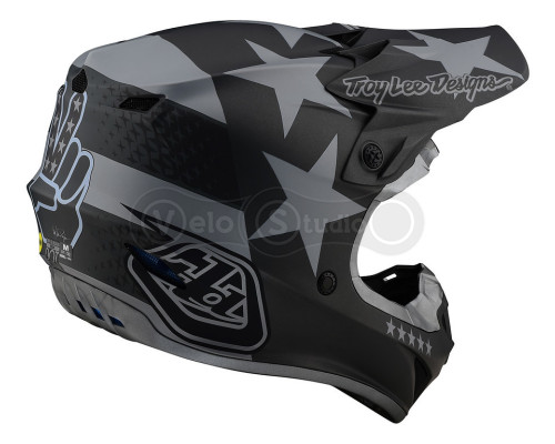 Мотошолом TLD SE4 Polyacrylite Mips [Freedom Black Gray] L (58-59 см)