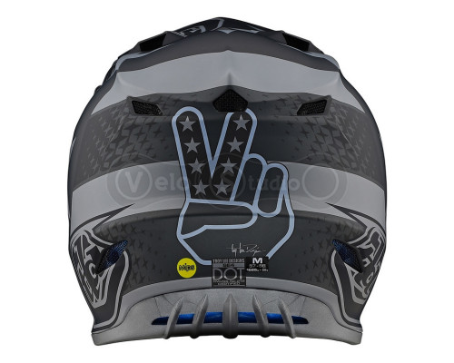 Мотошолом TLD SE4 Polyacrylite Mips [Freedom Black Gray] M (57-58 см)