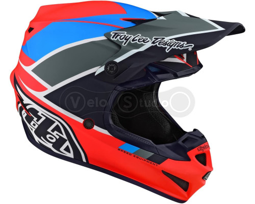 Мотошлем TLD SE4 Polyacrylite Mips Helmet [Beta Orange Navy] L (58-59 см)