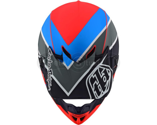 Мотошлем TLD SE4 Polyacrylite Mips Helmet [Beta Orange Navy] L (58-59 см)