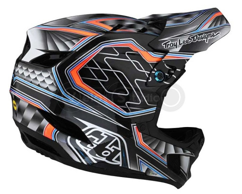 Вело шлем TLD D4 Mips Carbon Helmet [Low Rider Gray] M (57-58 см)