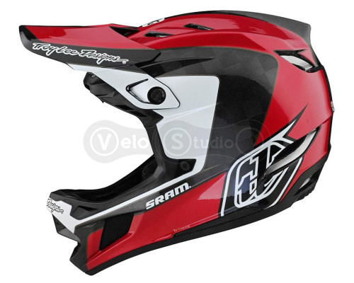Вело шолом TLD D4 Mips Carbon Helmet [Corsa Sram Red] M (57-58 см)