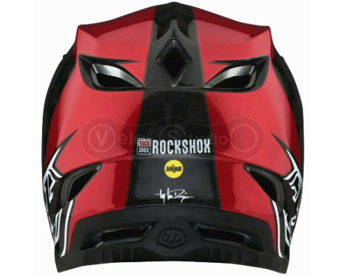 Вело шолом TLD D4 Mips Carbon Helmet [Corsa Sram Red] M (57-58 см)