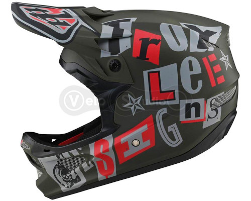 Вело шлем TLD D3 Fiberlite [Anarchy Olive] M (56-57 см)