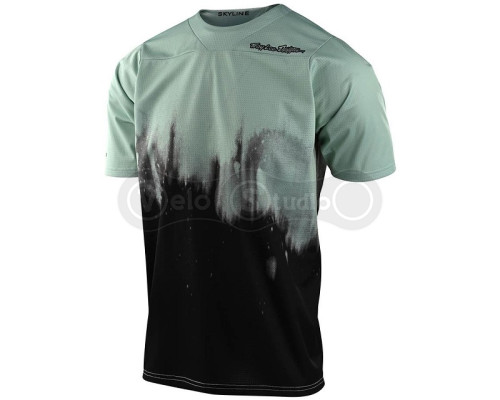 Вело джерсі TLD Skyline Air SS Jersey Diffuze Smoke [Green Black] MD