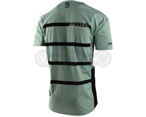 Вело джерсі TLD Skyline Air SS Jersey Diffuze Smoke [Green Black] MD