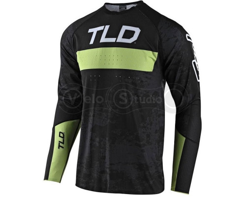 Вело джерсі TLD Sprint Ultra Jersey Grime [Black Glo Green] LG