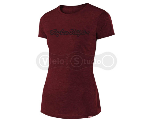 Женская футболка TLD WMNS Signature Tee [Maroon] MD