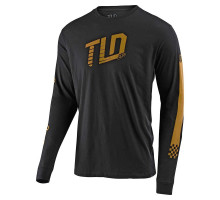 Футболка TLD Trackside LS Tee [Black] MD