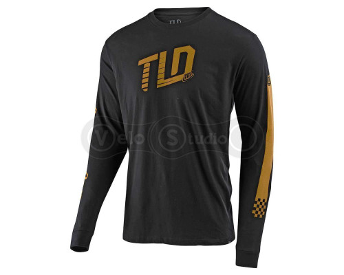 Футболка TLD Trackside LS Tee [Black] MD