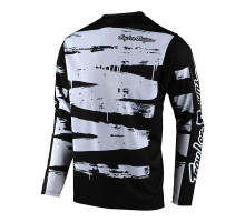 Детская джерси TLD Youth Sprint Jersey Brushed [Black White] YLG