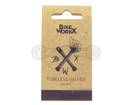 Ніпеля для безкамерки BikeWorkX Tubeless Valves 45 мм - 2 шт