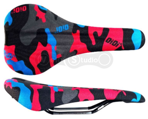 Седло DMR Oi-Oi Miami Camo Grey/Blue Pink 278mm x 147mm