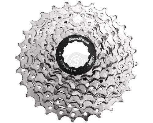 Касета SUN RACE R63 Road 7 швидкостей 12-24T Nickel