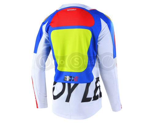 Вело джерсі TLD Sprint Jersey Drop IN [White] MD