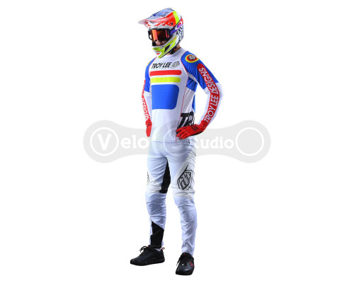 Вело джерсі TLD Sprint Jersey Drop IN [White] MD