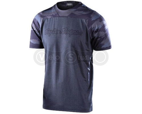 Вело джерсі TLD Skyline Air SS Jersey Signature Camo [Heather Black] MD