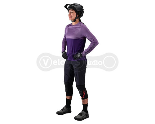 Жіноча вело джерсі TLD WMNS Lilium LS Jersey [Block Orchid Purple] XS