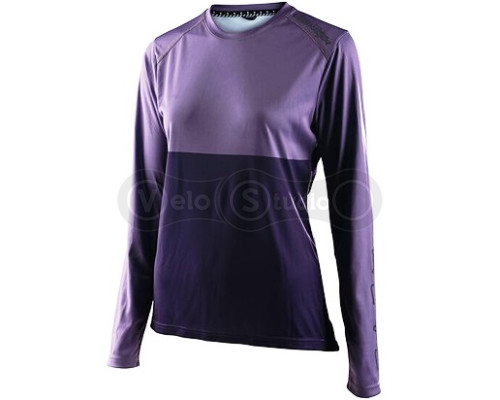 Жіноча вело джерсі TLD WMNS Lilium LS Jersey [Block Orchid Purple] SM
